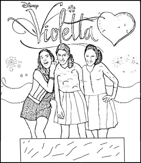 Violetta malvorlagen (Bilder 4)